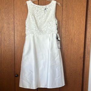 Beautiful NEW ivory formal dress from Macy’s